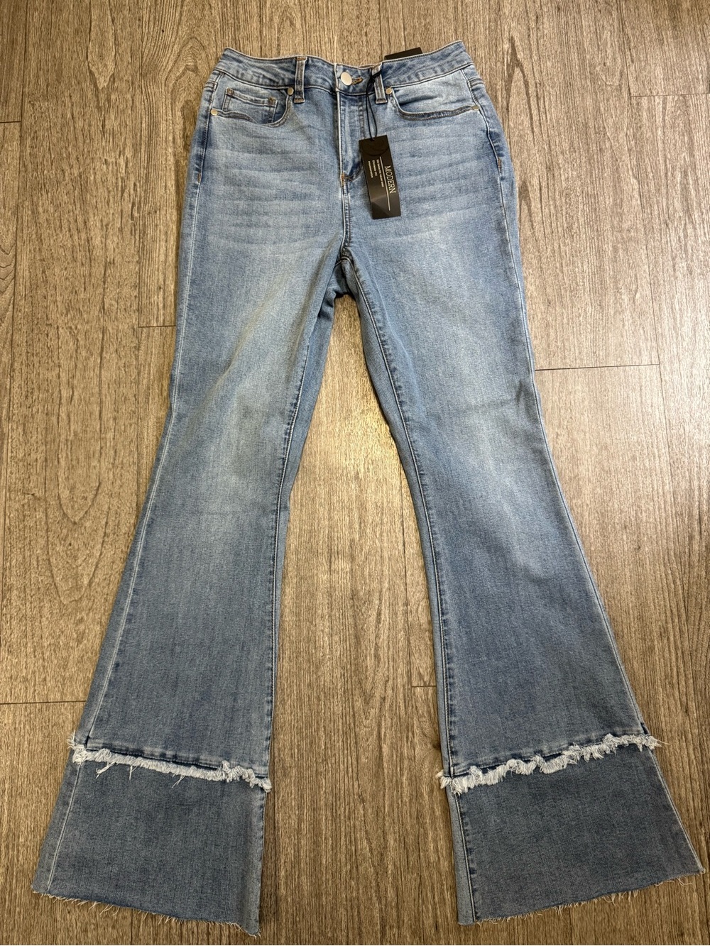 Versona Light Blue Flare Boho-Chic Jeans
